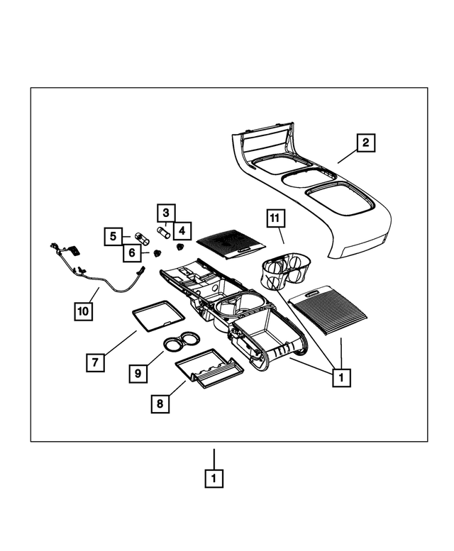 5026969AA - Interior Trim: Power Outlet Cap for Mopar Image image