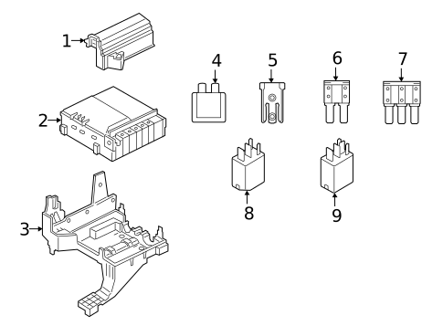 Flasher Units, Fuses, & Circuit Breakers for 2018 Lincoln Navigator #0