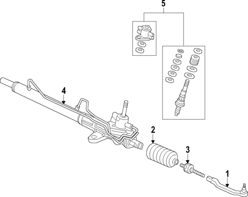 Steering Gear & Linkage for 2010 Acura ZDX #2