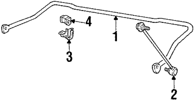 31351131620 - Suspension: Stabilizer Bar for BMW Image