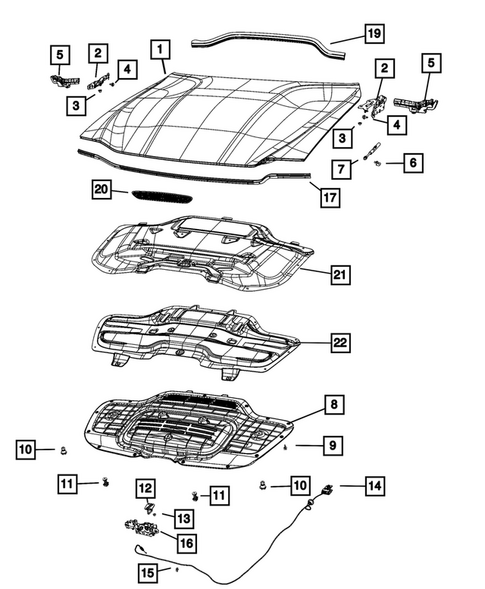 Hood and Hood Release for 2027 Dodge Charger #0