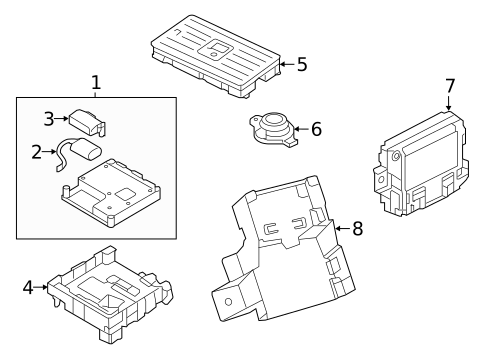 Electrical Components for 2025 Audi SQ8 #1