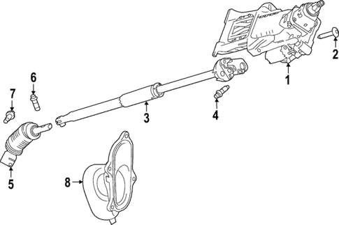 Steering Column Assembly for 2023 Land Rover Range Rover #0