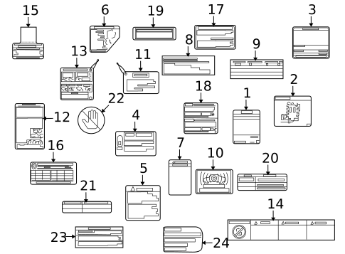 Labels for 2008 Lexus LX570 #0