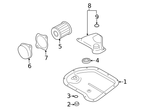 Transaxle Parts for 2021 Subaru Forester #0