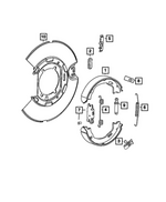 V2010626AA - Brakes: Drum Shoe And Lining Kit for Mopar Image image