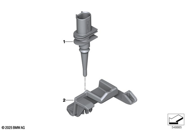 65816936953 - Audio, Navigation, Information Systems: Outside Temperature Sensor -  for BMW-Motorrad Image image
