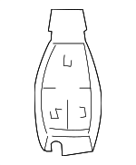 2217664706 - Electrical: Keyless Entry Transmitter for Mercedes-Benz Image
