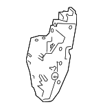 2217204635 - Body: Lock for Mercedes-Benz Image