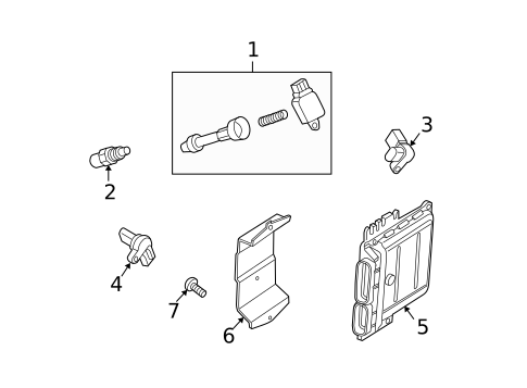 Ignition System for 2015 Nissan Armada #0
