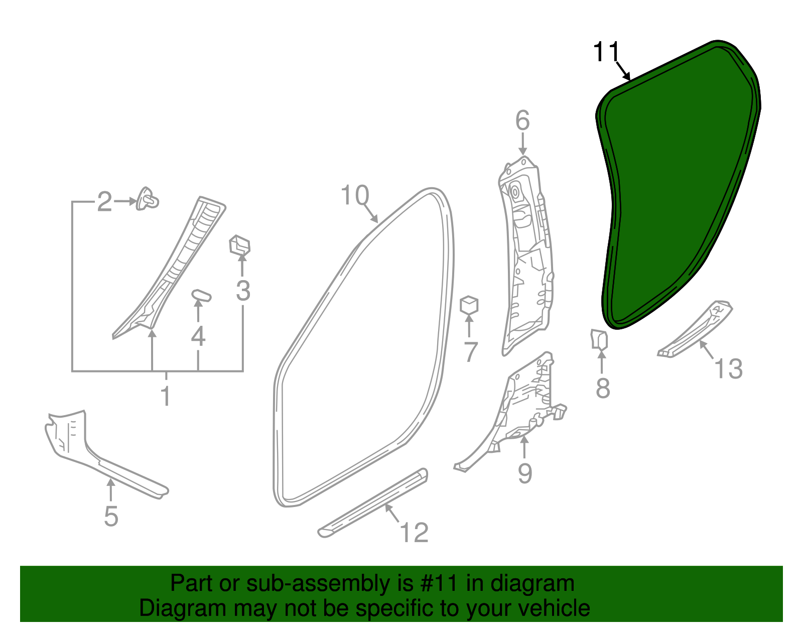2017-2019 Infiniti QX30 Opening Trim 76924-5DA1A | Faulkner Infiniti of ...