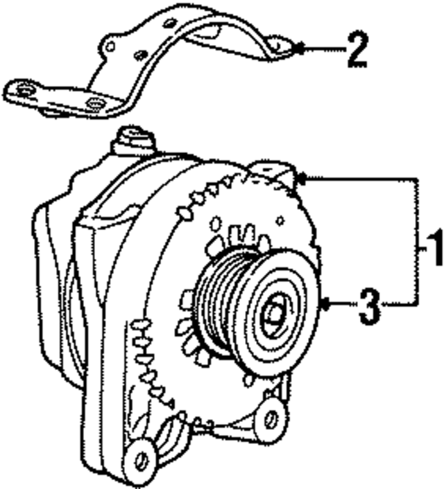 GP738 - Electrical: Pulley for Ford Image