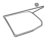 627100E320 - : Quarter Glass for Lexus: TX350, TX550h+ Image