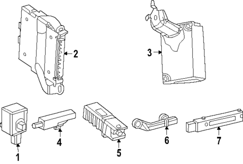 Keyless Entry Components for 2024 Lexus GX550 #0