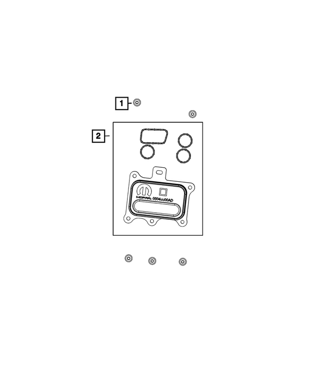 « 5048800AD –  : Huile Moteur Refroidisseur pour Mopar Image »