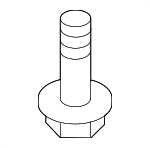 21620612A - Exhaust: Muffler Shield Screw for Suzuki Image