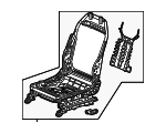 81526TLAA51 - Body: Seat Frame for Honda: CR-V Image