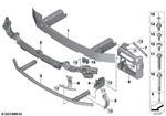51115A26E70 - : Mount, Bumper, Front, Top for BMW Image