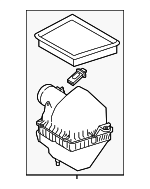 T2H9727 - Engine: Air Cleaner Assembly for Jaguar: F-Pace, XE, XF Image