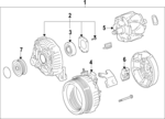 273300F060 - Electrical: Rotor for Toyota: Avalon, Camry, Corolla, Matrix, RAV4, Solara, Tacoma, Tundra, Venza Image