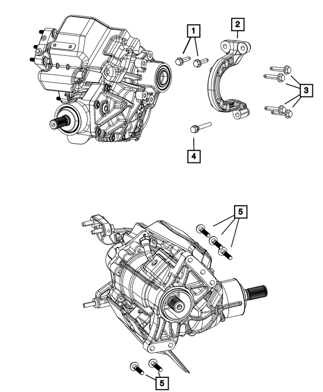 68264472AA - Transfer Case and Power Transfer Unit: Power Transfer Unit Bracket for Mopar Image image