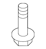 N10006706 - Exhaust: Center Bracket Lower Bolt for Audi: R8, S6, S8 Image