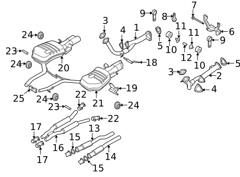 Exhaust Components for 2009 Audi S8 #0
