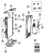 68069572AA - Cooling: Radiator Isolator Kit for Dodge: Ram 2500, Ram 3500 | Ram: 2500, 3500 Image