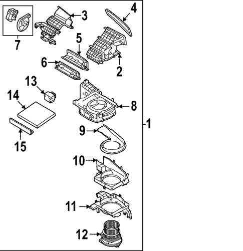 Blower Motor & Fan for 2025 Kia Sportage #0