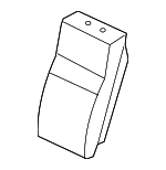 82121SNAA22ZA - Body: Seat Back Cover for Honda: Civic Image