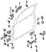 8972962402 - : Lock for Isuzu Image