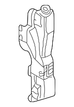 17117530252 - Cooling System: Side Support for BMW: 323Ci, 323i, 325Ci, 325i, 325xi, 328Ci, 328i, 330Ci, 330i, 330xi, M3, X3, Z4 Image