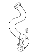 17127510952 - : Upper Hose for BMW: 323Ci, 323i, 325Ci, 325i, 325xi, 328Ci, 328i, 330Ci, 330i, 330xi Image