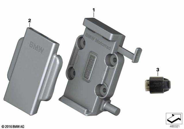 77527721941 - : Mount Cradle for BMW-Motorrad Image