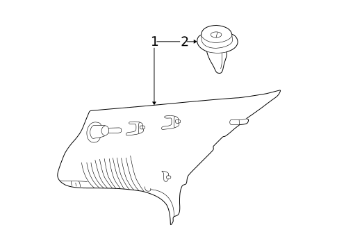 Interior Trim - Quarter Panels for 2007 Volvo S60 #0