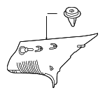 39890247 - : Quarter Trim Panel for Volvo: S60 Image