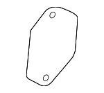 51127300789 - Body: Impact Bar Gasket for BMW: 228 xDrive Gran Coupe, 228i Gran Coupe, 228i xDrive Gran Coupe, M235i xDrive Gran Coupe, X1, X2 Image