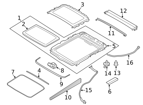 Sunroof for 2012 BMW 535i GT xDrive #0