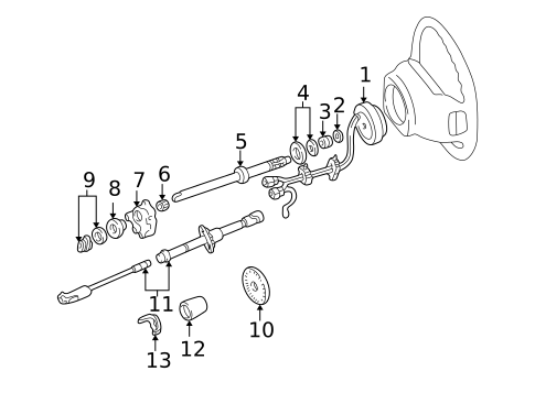 Shaft & Internal Components for 2002 Ford Expedition #0