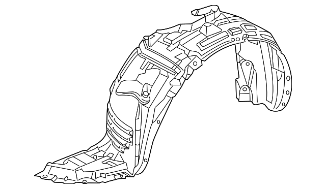 C513-56-130B - Fender Liner - 2012-2015 Mazda 5 | Mazda Swag