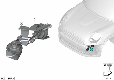 Horn for 2020 Mini JCW GP #1