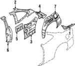 12530033 - Body: Inner Panel for GM Image