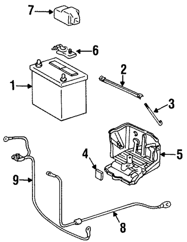 7404360010 - : Carrier Sub-Assembly,  Battery,  No. 2 for Toyota Image