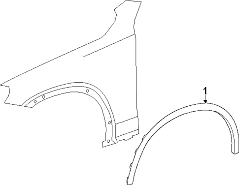 Exterior Trim - Fender for 2025 Mercedes-Benz GLC 350e #0