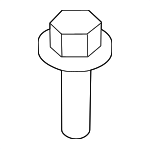 9A700812500 - Cooling System: Vent Tube Bolt for Porsche: 718 Boxster, 718 Cayman, 718 Spyder, 911, Cayenne, Macan, Panamera Image