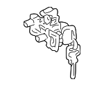 6905645010 - Body: Cylinder &amp; Keys for Toyota: Sienna Image