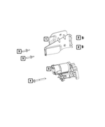 6504125 - Electrical: Hex Head Screw And Washer for Dodge: Challenger Image