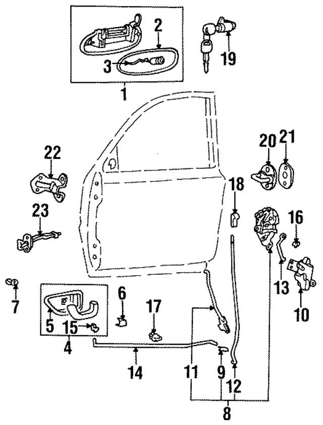 9573537001 - : Door Lock Actuator Motor for Hyundai Image