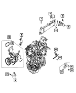 5048423AD - Cooling: Thermostat And Housing for Dodge: Hornet | Jeep: Cherokee, Compass Image