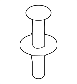 RYQ500140 - Body: Fender Ledge Cover Rivet for Land-Rover Image